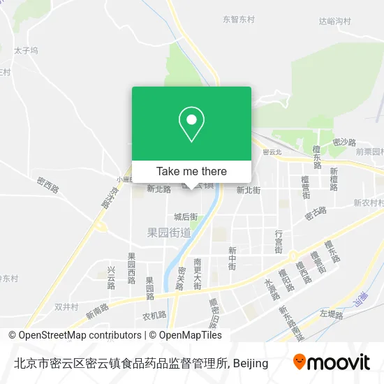 北京市密云区密云镇食品药品监督管理所 map