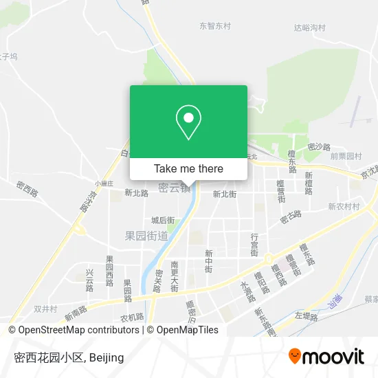 密西花园小区 map