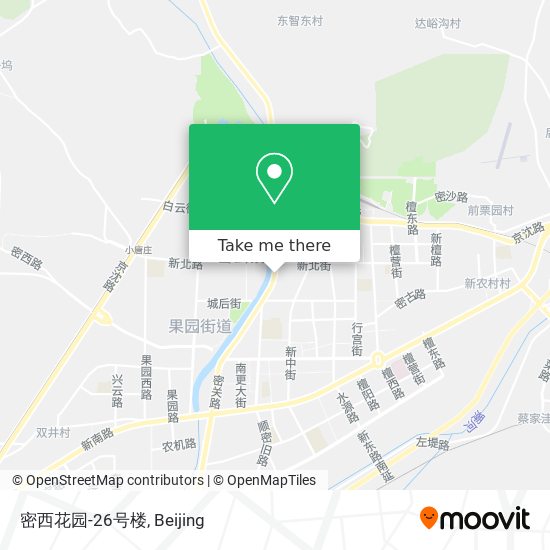 密西花园-26号楼 map