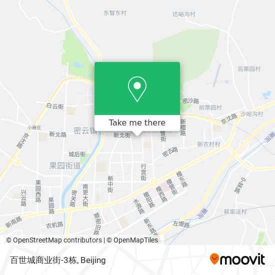 百世城商业街-3栋 map