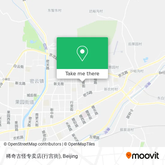 稀奇古怪专卖店(行宫街) map