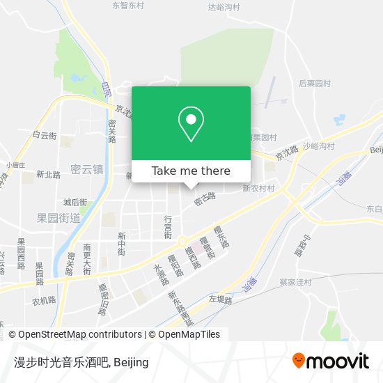 漫步时光音乐酒吧 map
