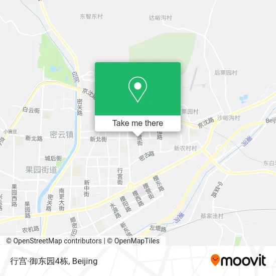 行宫·御东园4栋 map