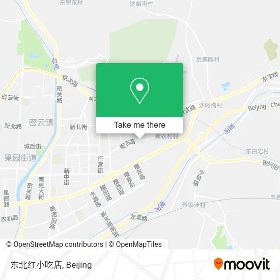 东北红小吃店 map