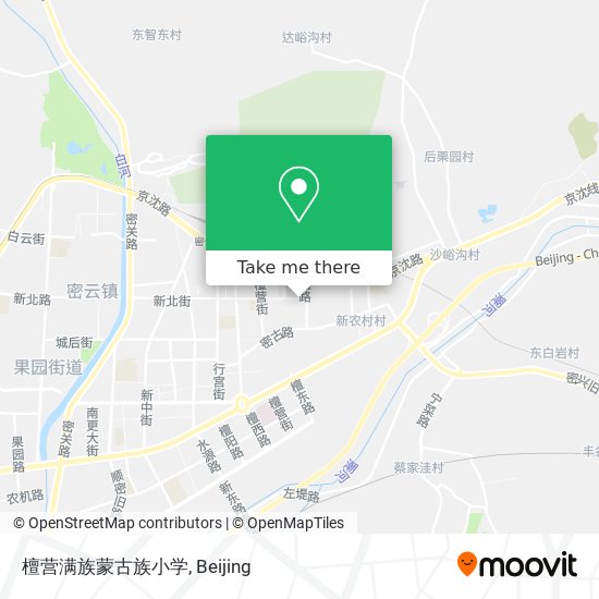 檀营满族蒙古族小学 map