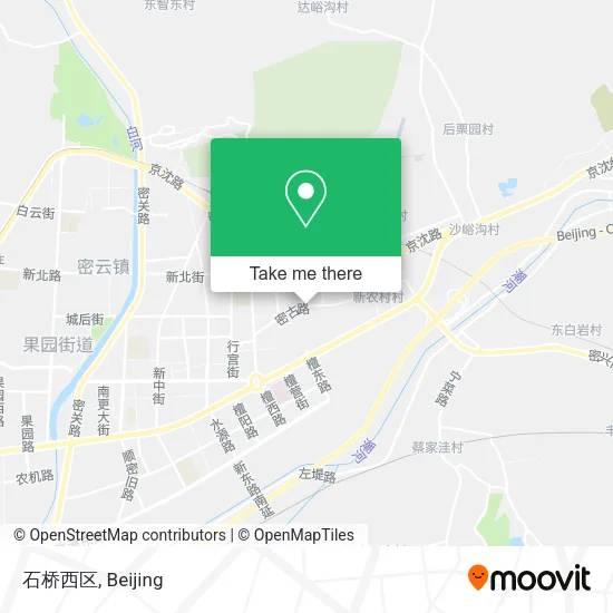石桥西区 map