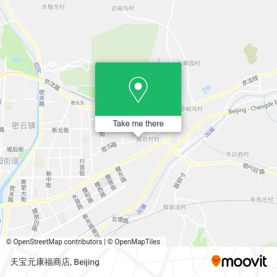 天宝元康福商店 map