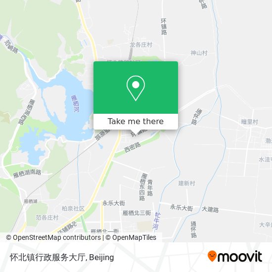 怀北镇行政服务大厅 map