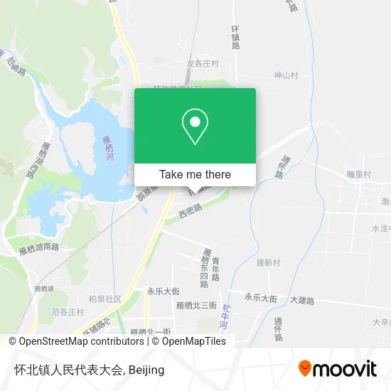 怀北镇人民代表大会 map