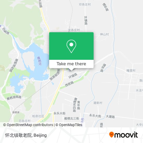 怀北镇敬老院 map