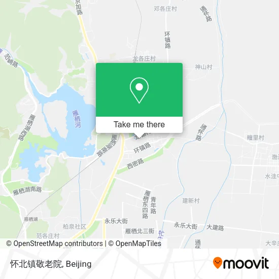 怀北镇敬老院 map