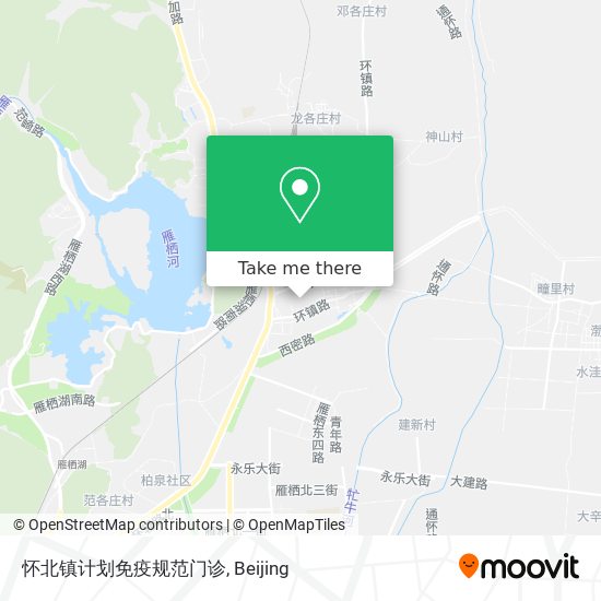 怀北镇计划免疫规范门诊 map