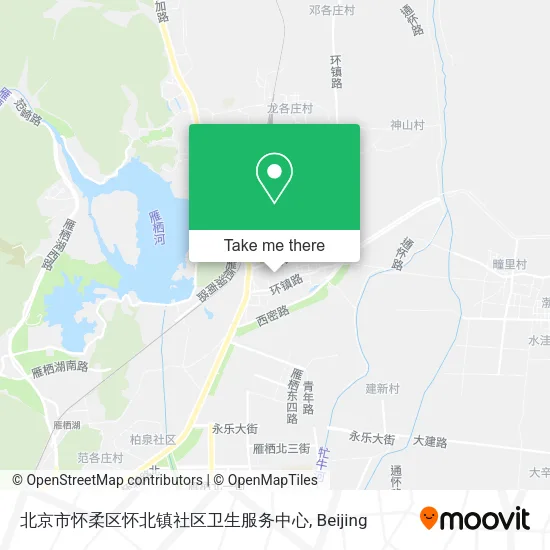 北京市怀柔区怀北镇社区卫生服务中心 map