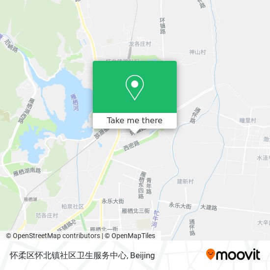 怀柔区怀北镇社区卫生服务中心 map