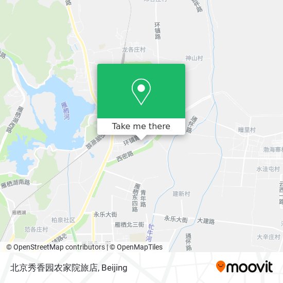 北京秀香园农家院旅店 map