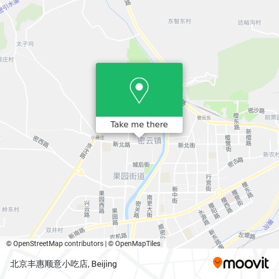 北京丰惠顺意小吃店 map