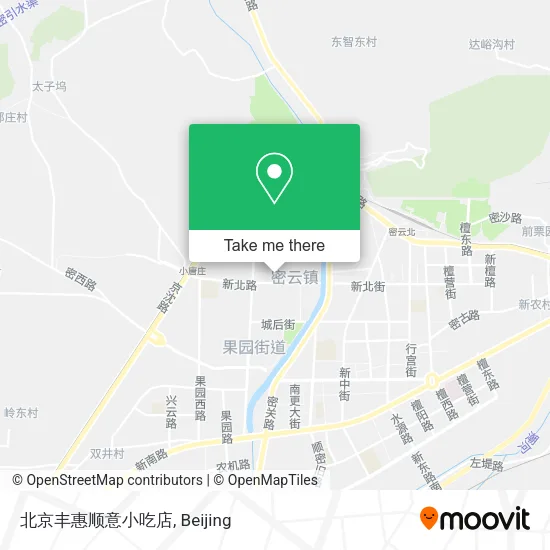 北京丰惠顺意小吃店 map