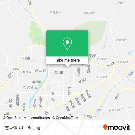 雪香馒头店 map