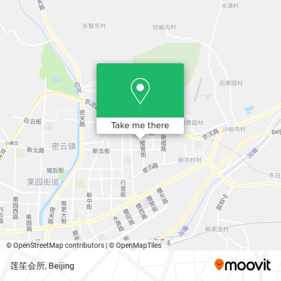 莲笙会所 map