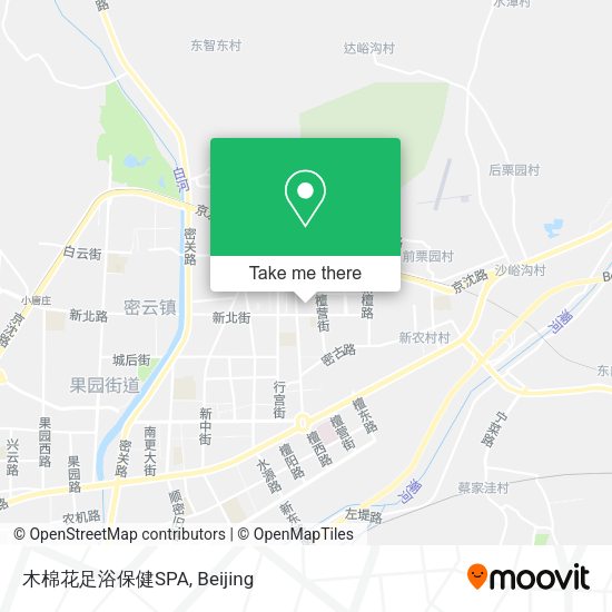 木棉花足浴保健SPA map