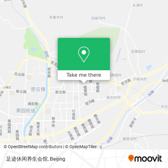 足迹休闲养生会馆 map