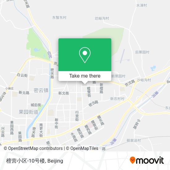 檀营小区-10号楼 map