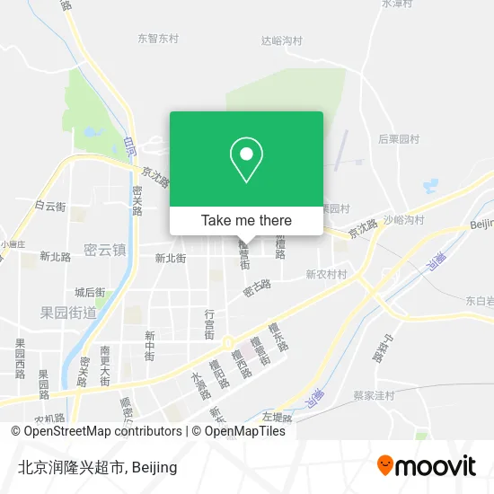 北京润隆兴超市 map