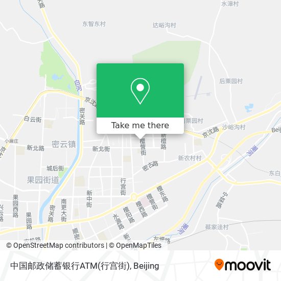 中国邮政储蓄银行ATM(行宫街) map