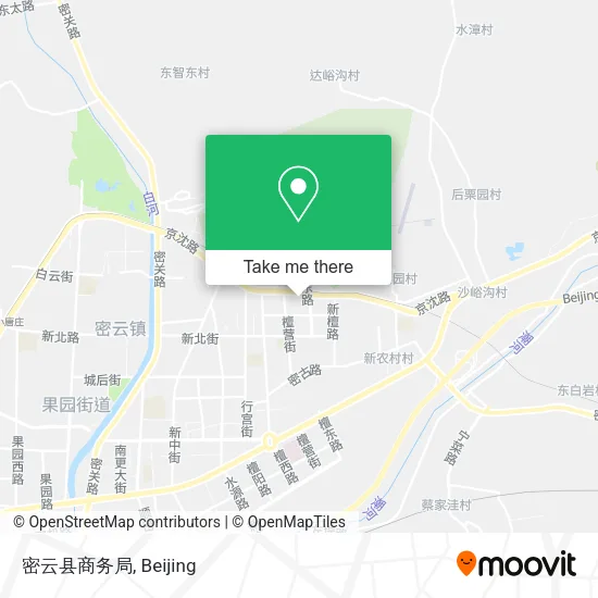 密云县商务局 map