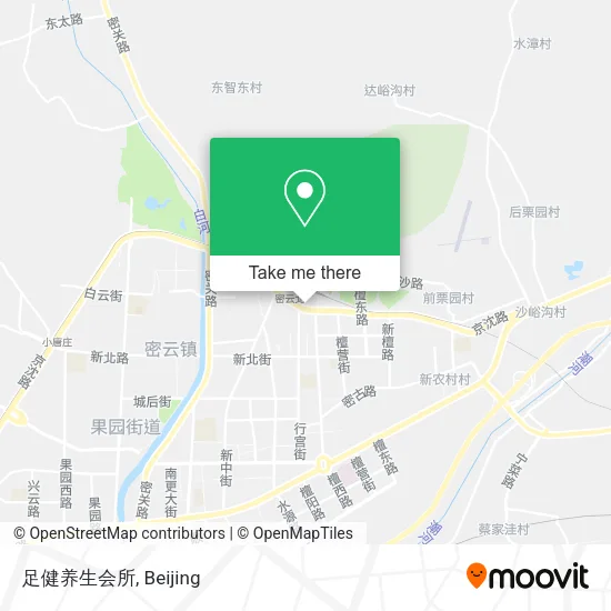 足健养生会所 map
