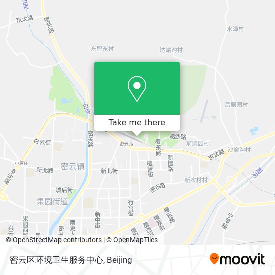 密云区环境卫生服务中心 map