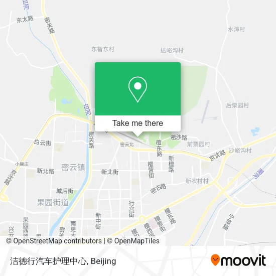 洁德行汽车护理中心 map