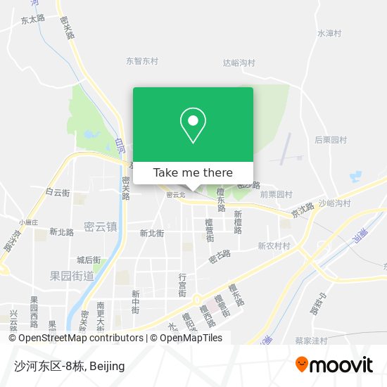 沙河东区-8栋 map