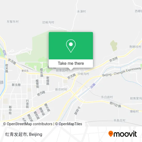 红青发超市 map