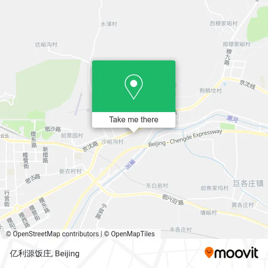 亿利源饭庄 map