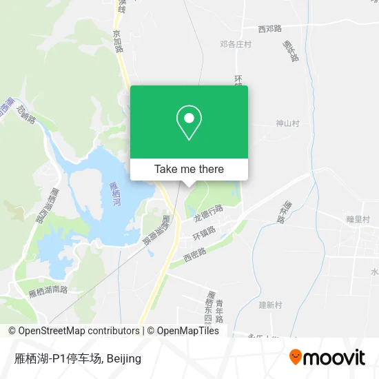 雁栖湖-P1停车场 map