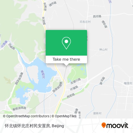 怀北镇怀北庄村民安置房 map