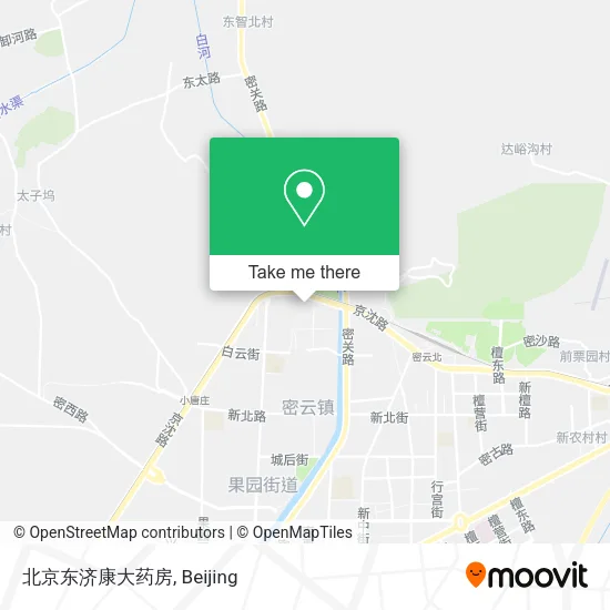 北京东济康大药房 map