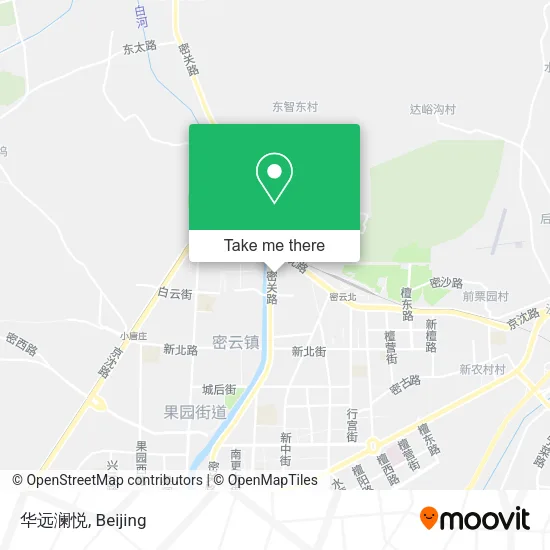 华远澜悦 map