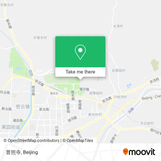 普照寺 map