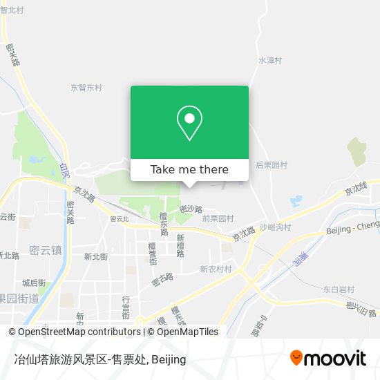 冶仙塔旅游风景区-售票处 map