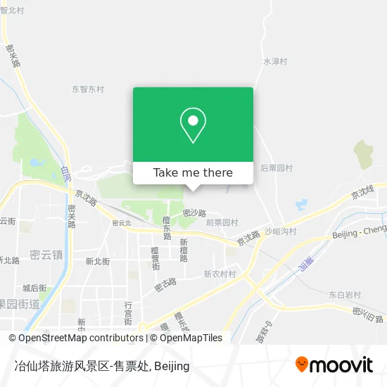 冶仙塔旅游风景区-售票处 map
