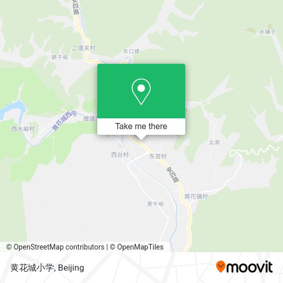 黄花城小学 map