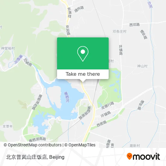 北京普岚山庄饭店 map