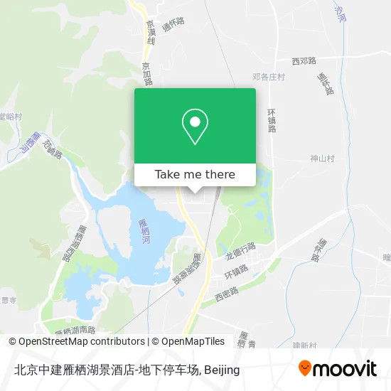 北京中建雁栖湖景酒店-地下停车场 map