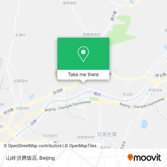 山岭洪腾饭店 map