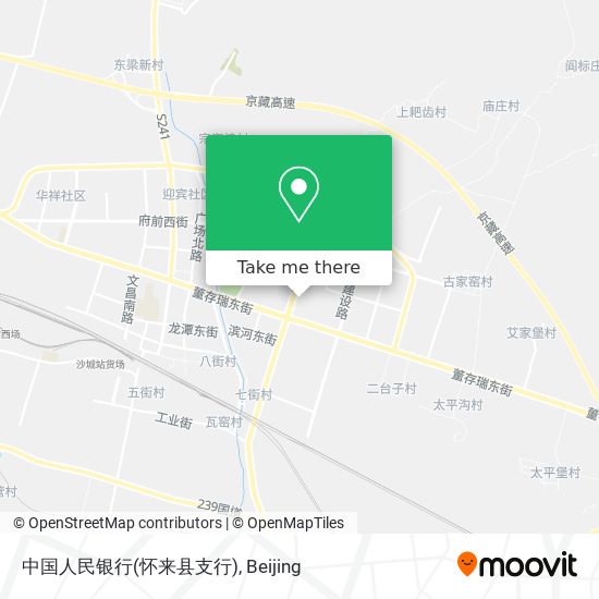 中国人民银行(怀来县支行) map