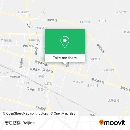 宏建酒楼 map