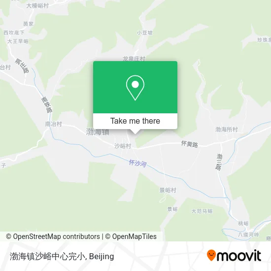 渤海镇沙峪中心完小 map