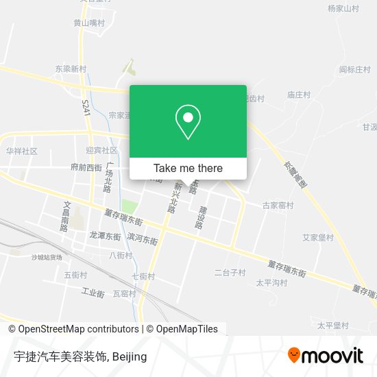 宇捷汽车美容装饰 map